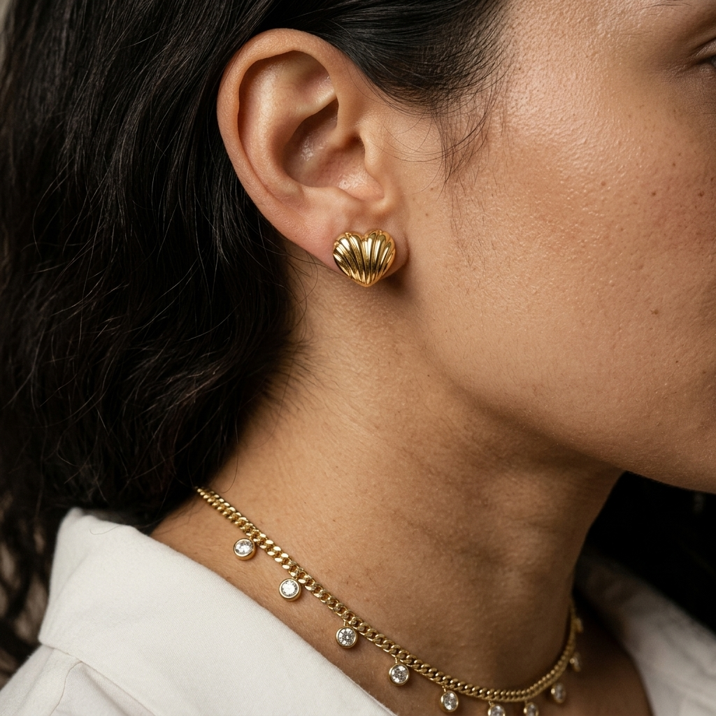The sweetheart earrings