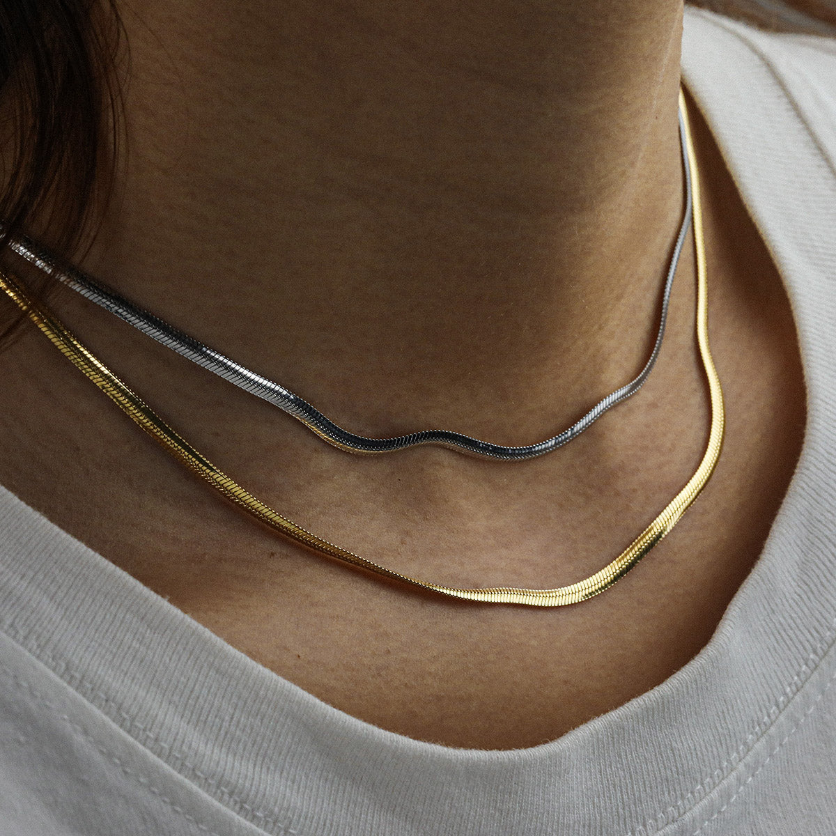 The Luxe Herringbone Chain