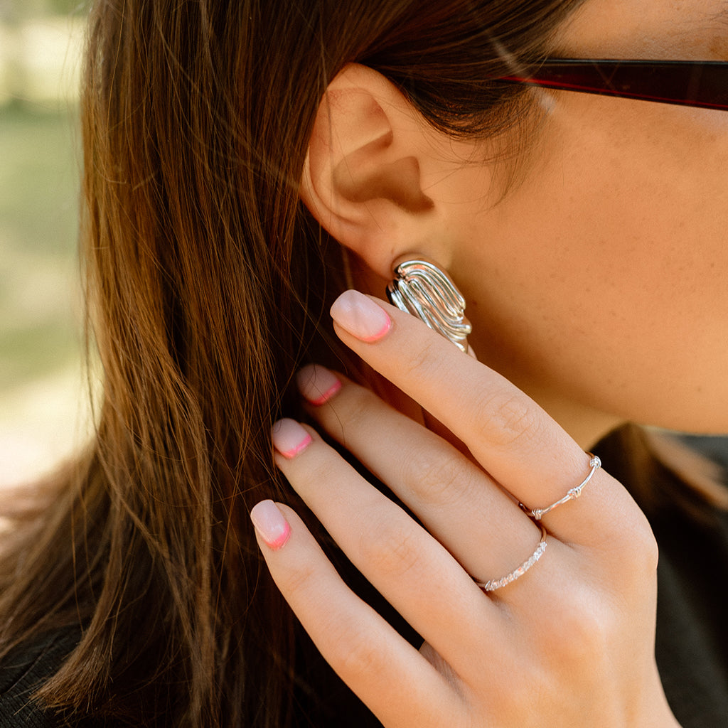 The ripple effect earrings