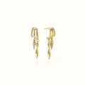 The luxe Chain short earrings