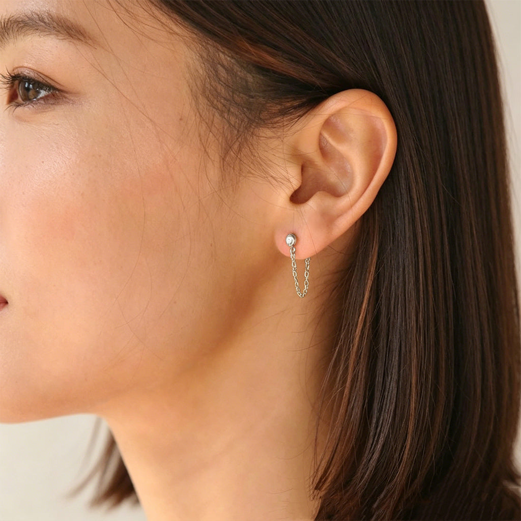 The threadline earring
