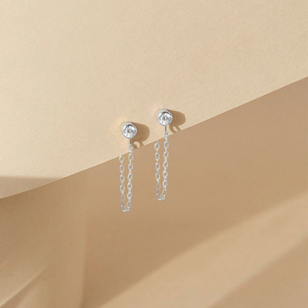 The threadline earring
