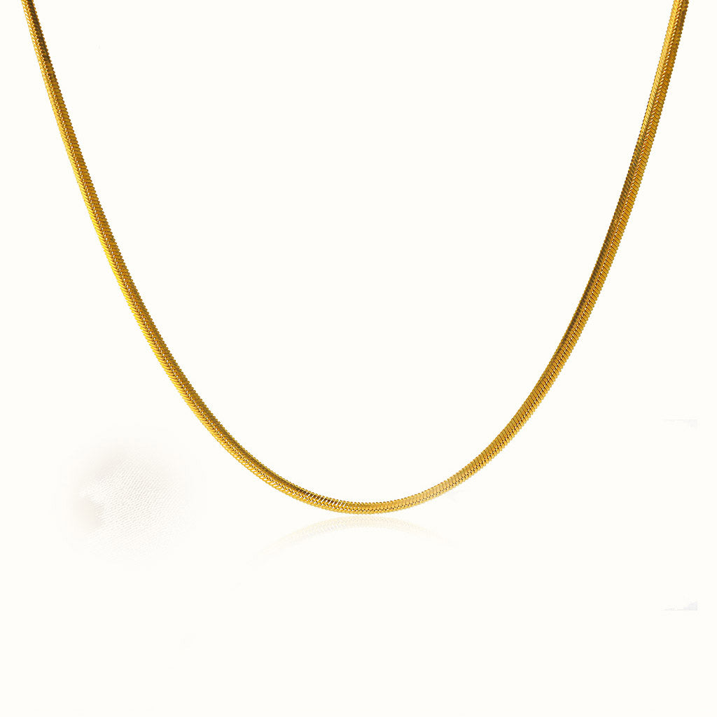 The Luxe Herringbone Chain