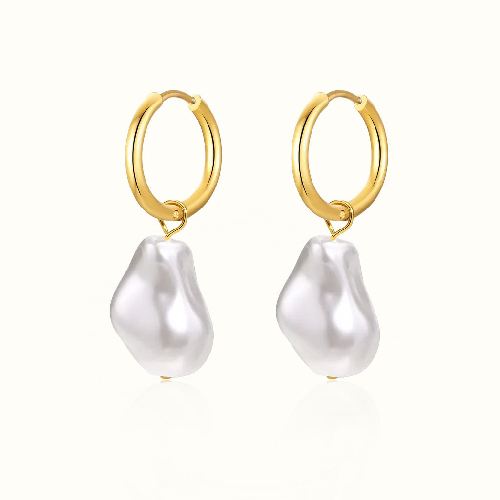 The Serene Pearl hoop