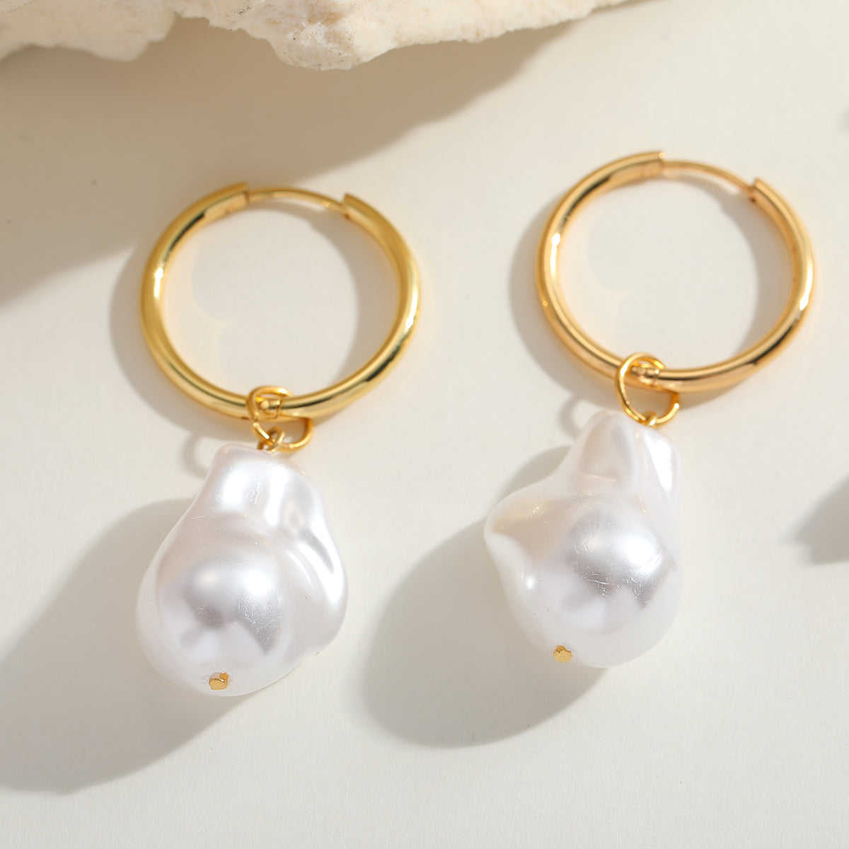 The Serene Pearl hoop