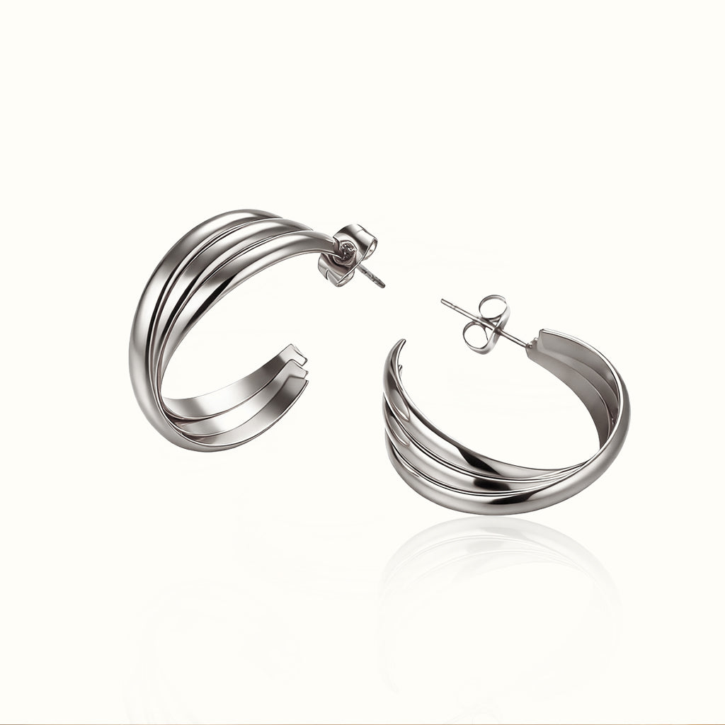 The trinity twist Hoops
