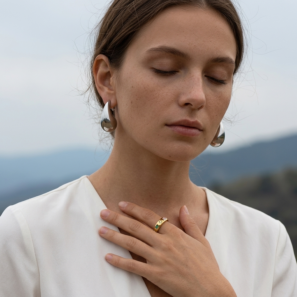 The teardrop earring